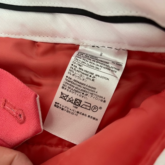 Banana Republic Sloan Fit Cropped Pink Pants - Picture 4 of 5